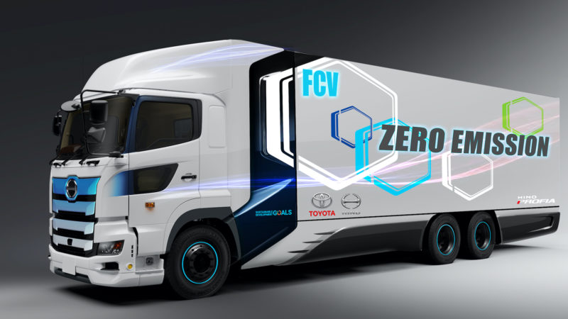 Toyota en Hino ontwikkelen samen waterstof vrachtauto